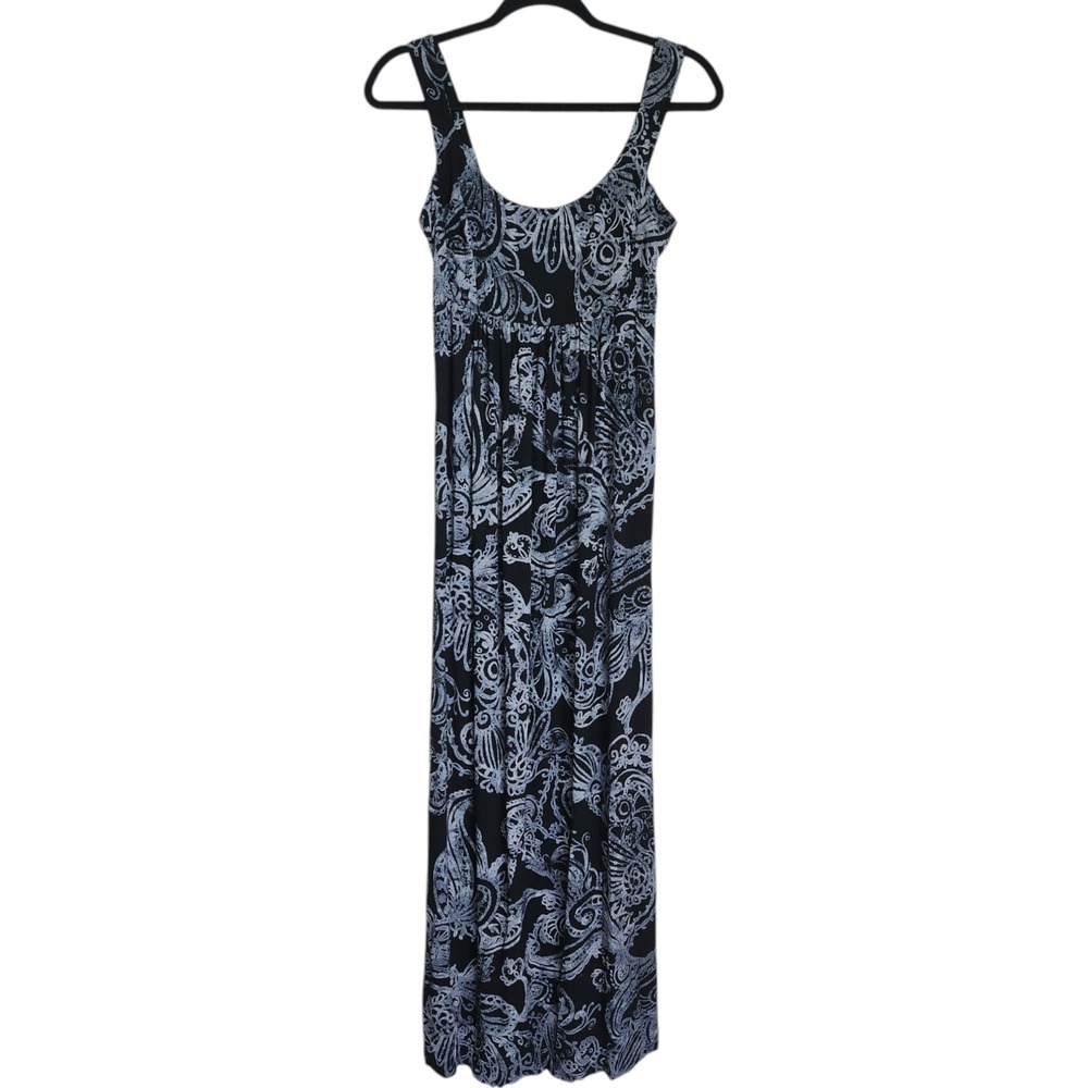 Fresh Produce Empire Waist Maxi Dress XS Floral Print USA Made‎ Rayon